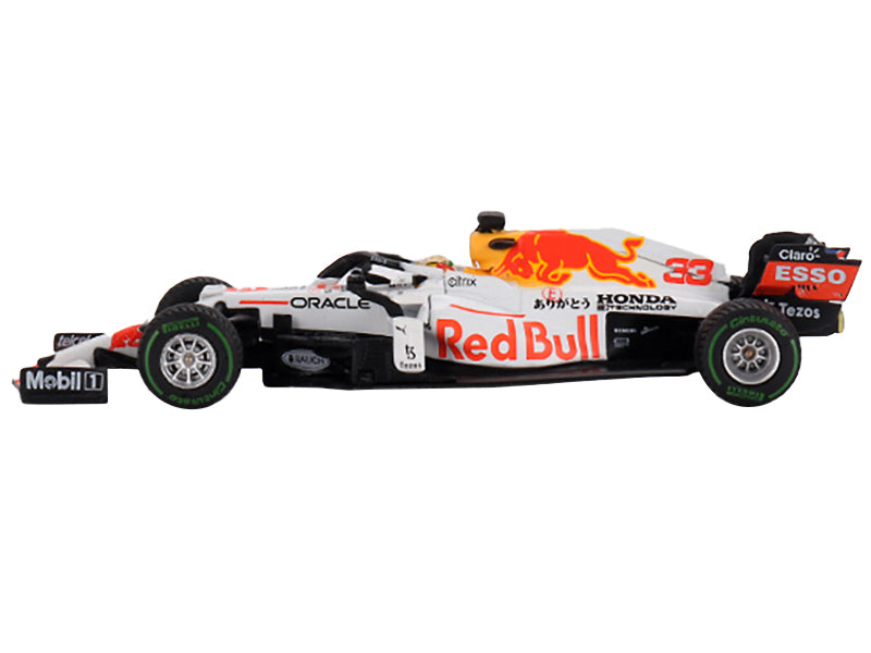 Red Bull Racing RB16B #33 Max Verstappen "Oracle-Honda" 2nd Place Formula One F1 "Turkish GP" (2021) Limited Edition 1/64 Diecast Model Car by Mini GT