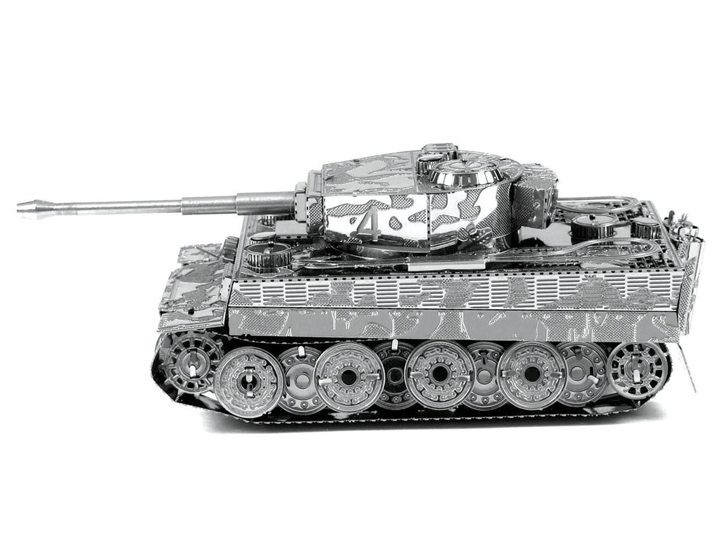 Model Kit German Tiger I Tank (Moderate Difficulty) Steel Model by Metal Earth