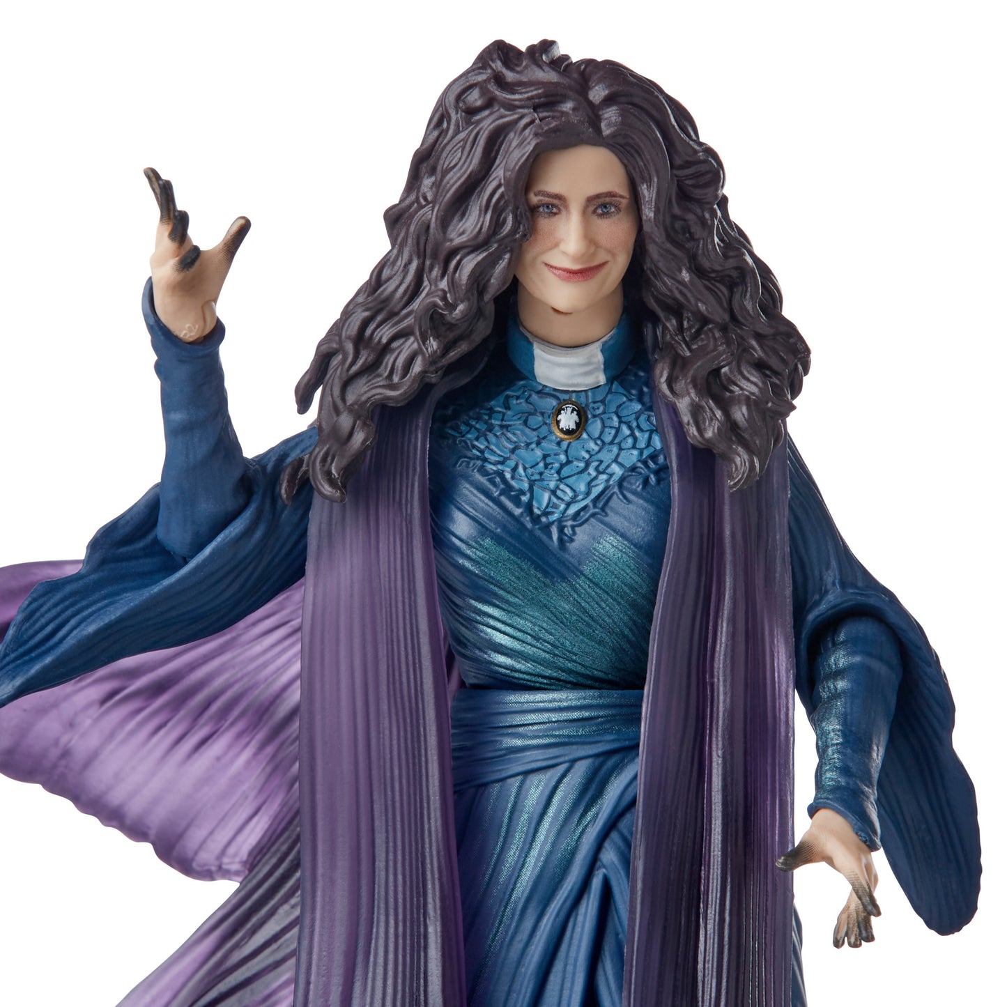 Marvel Legends Series Agatha Harkness Action Figure 6-Inch Toy close up look - Heretoserveyou