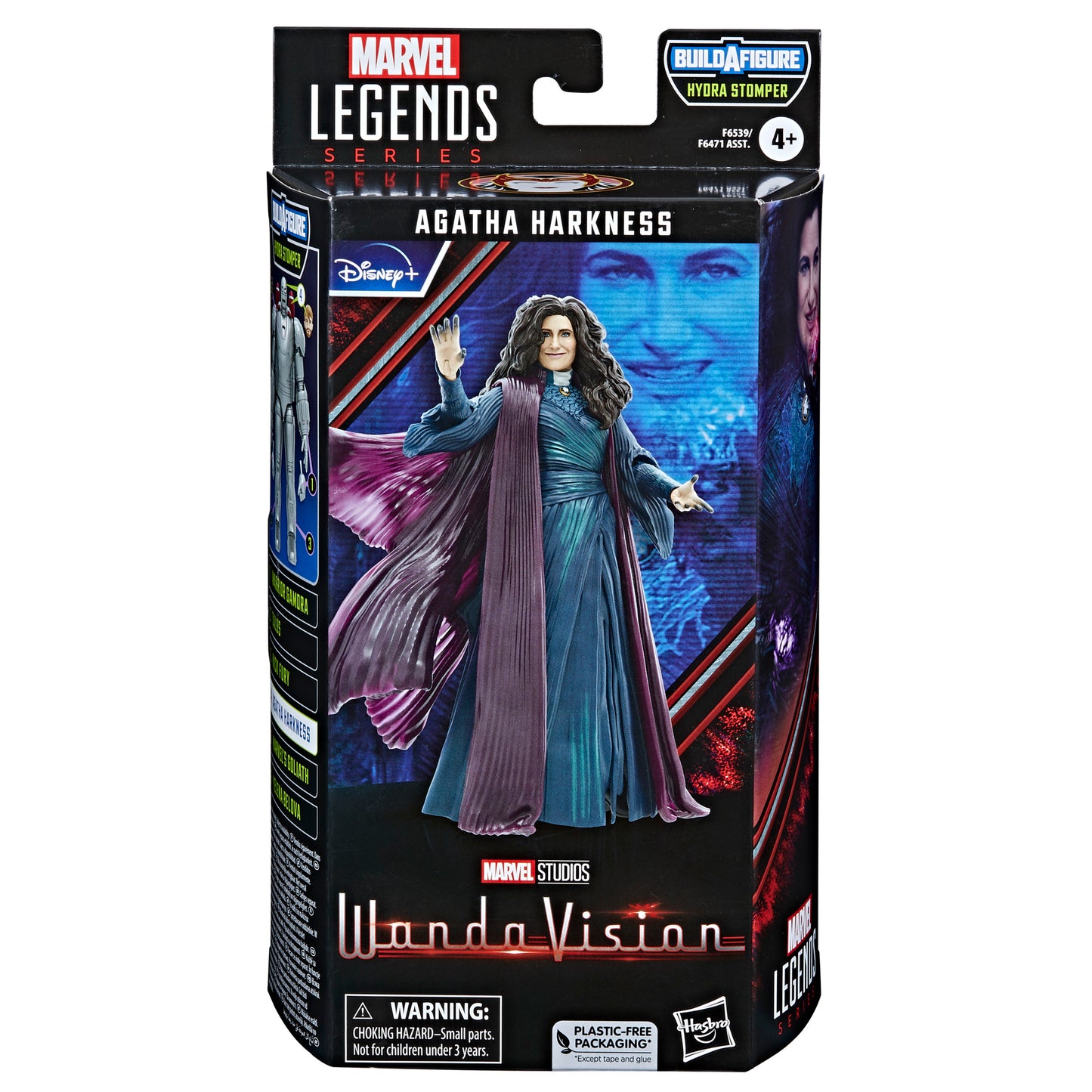 Agatha Harkness Action Figure  in a box front view - Heretoserveyou