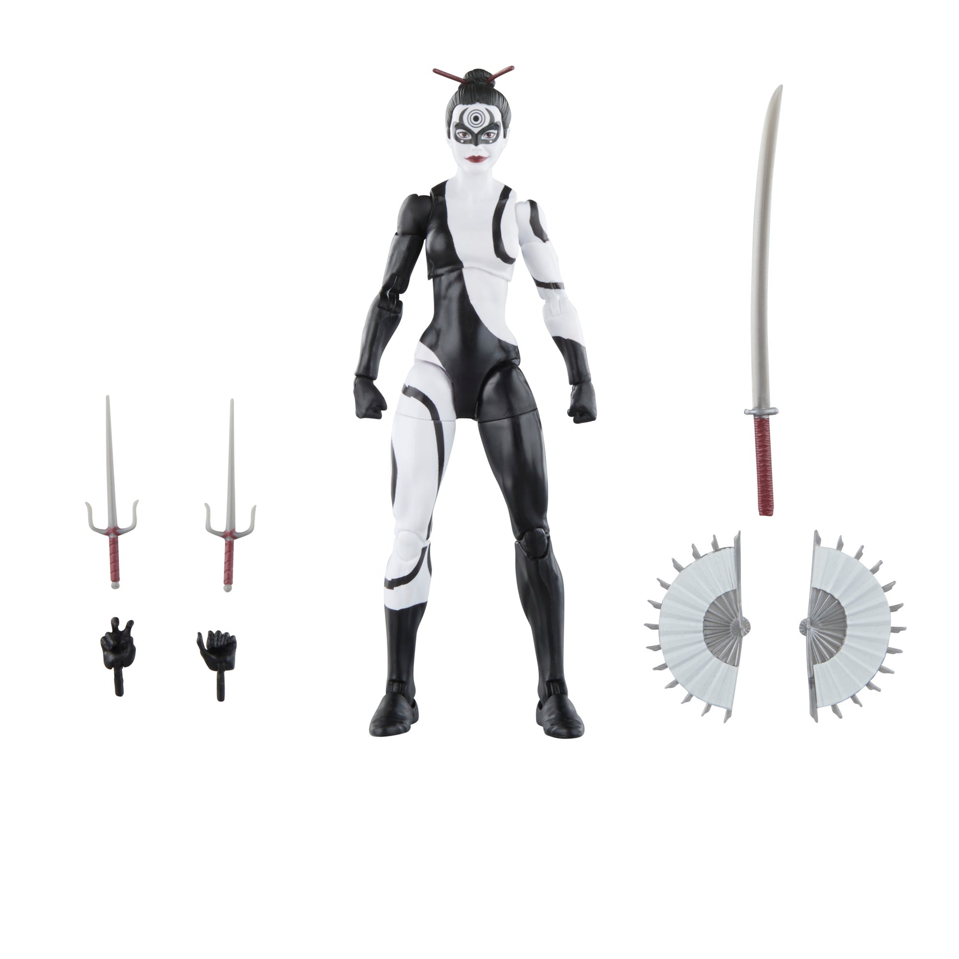 Hasbro Marvel Legends Series Marvel's Lady Bullseye Action Figure Toy with all accessories - Heretoserveyou