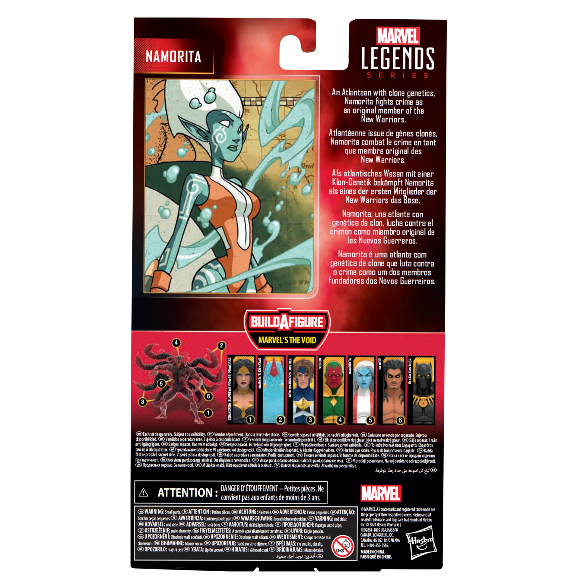 Marvel Legends Series Namorita, 6 Collectible Action Figure HERETOSERVEYOU