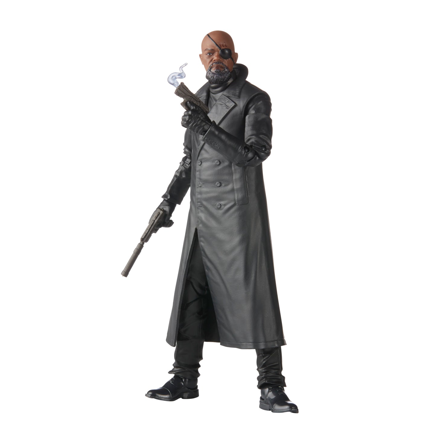 Marvel Legends Series Nick Fury Action Figure 6-Inch Toy posed - heretoserveyou