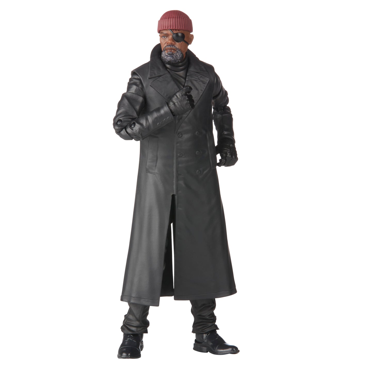 Marvel Legends Series Nick Fury Action Figure 6-Inch Toy standing tall - Heretoserveyou