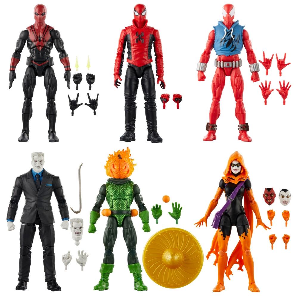 Spider-Man Marvel Legends Comic 6-inch Action Figures Wave 1 Case of 6