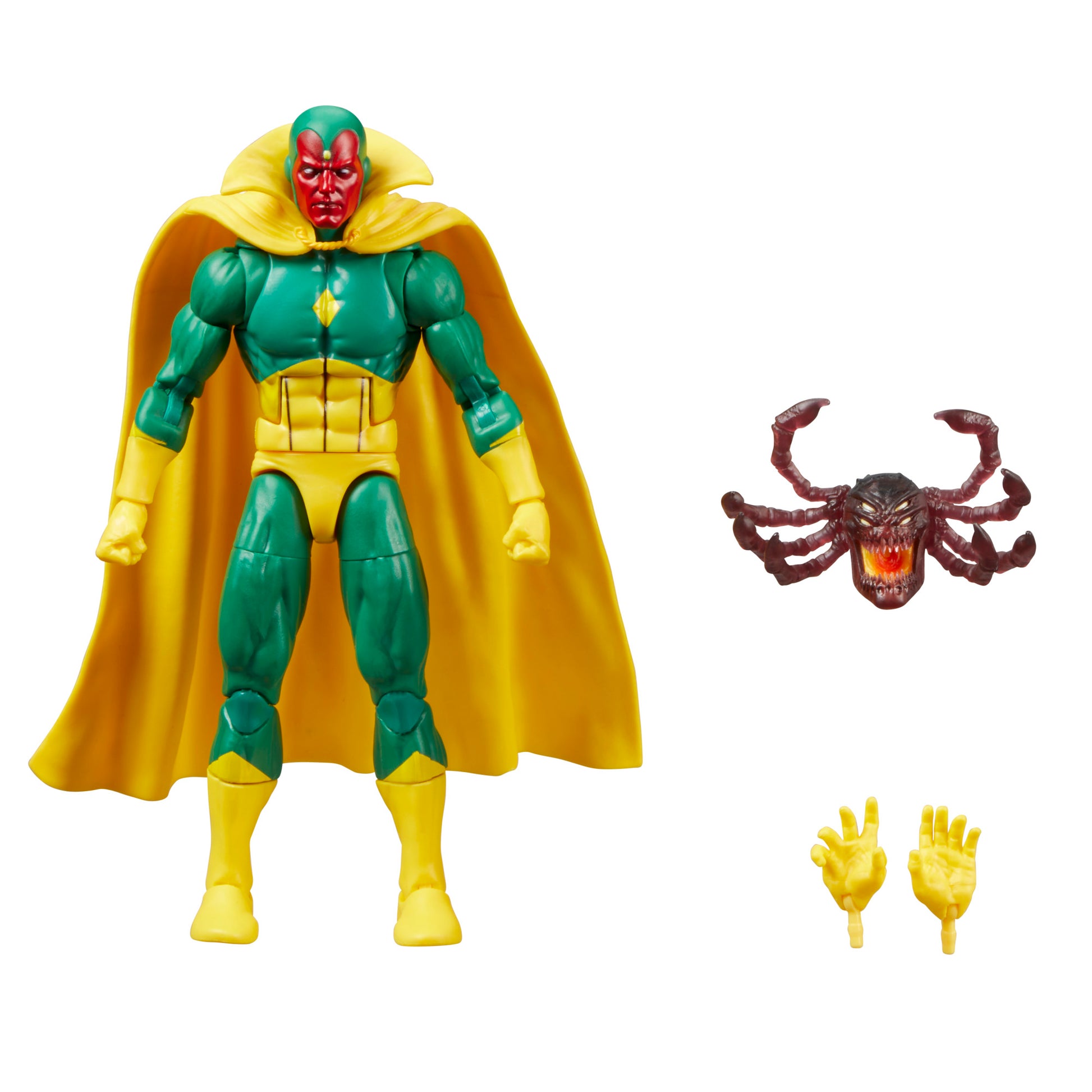 Marvel Legends Series Vision, 6 Comics Collectible Action Figure HERETOSERVEYOU