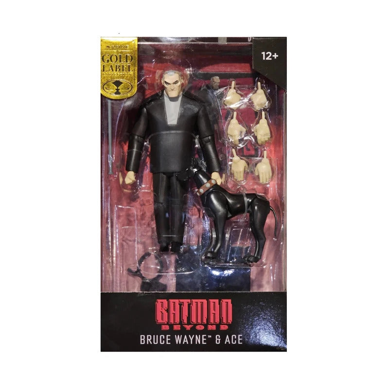 DC DIRECT Batman Beyond Animated 25th Anniversary 6-Inch Bruce Wayne With Ace The Bat-Hound (SDCC)(GOLD LABEL)