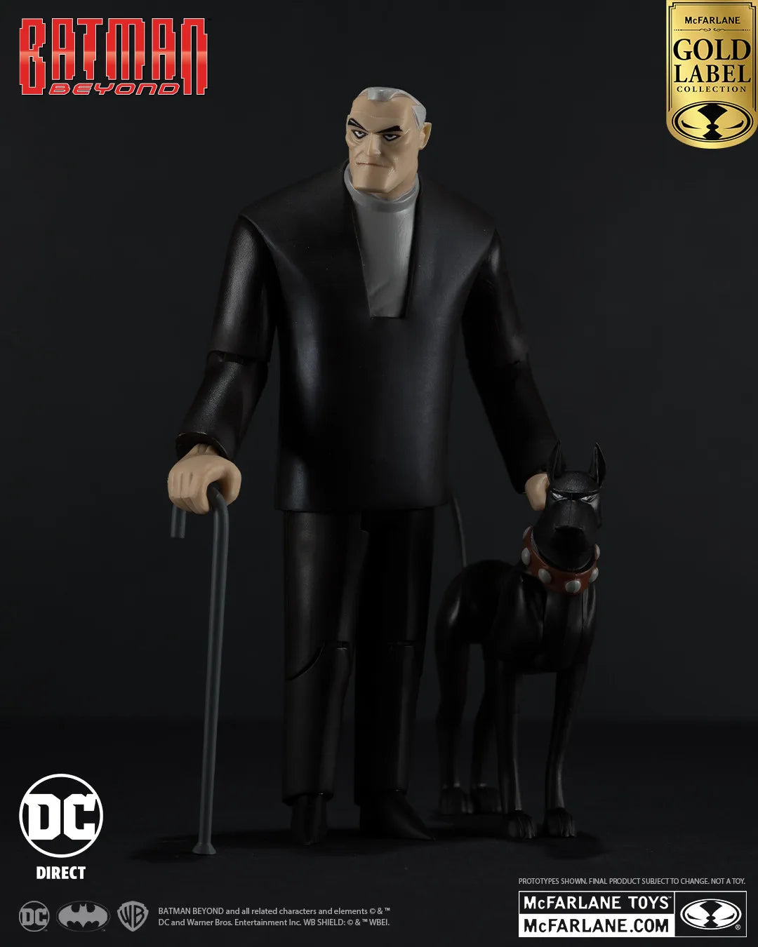 DC DIRECT Batman Beyond Animated 25th Anniversary 6-Inch Bruce Wayne With Ace The Bat-Hound (SDCC)(GOLD LABEL)