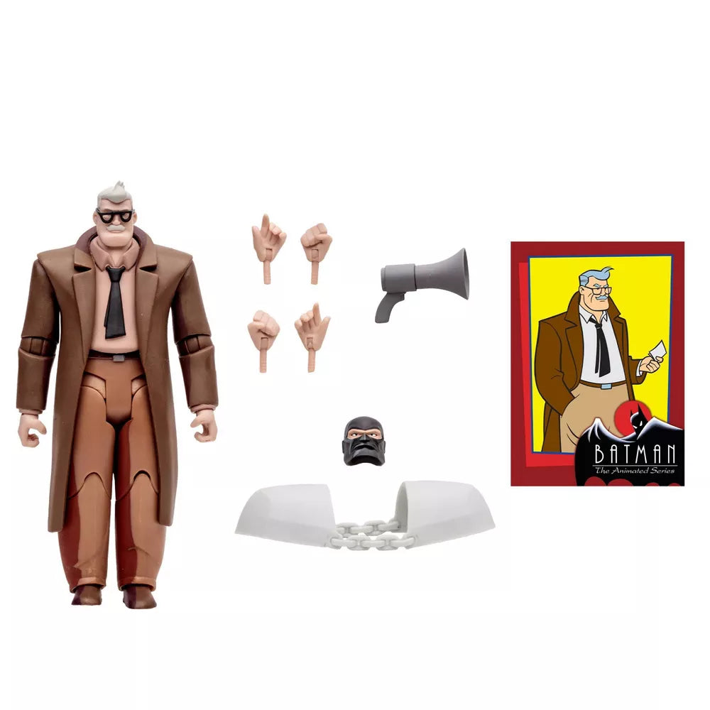 McFarlane Toys Batman The Animated Series Commissioner James Gordon Action Figure