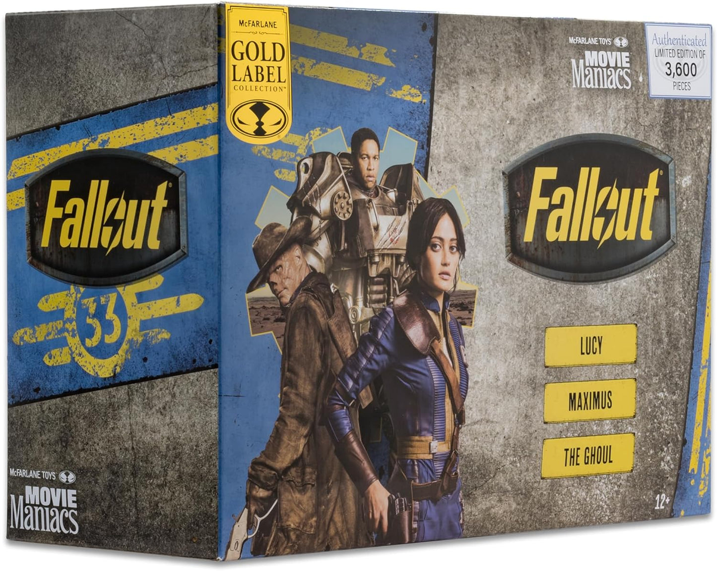 FALLOUT 3-PACK GOLD LABEL FIGURES