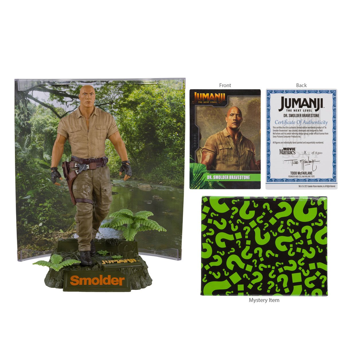Movie Maniacs Wave 4 Jumanji Dr. Smolder Bravestone Limited Edition 6-Inch Scale Posed Figure with card and accessories - Heretoserveyou