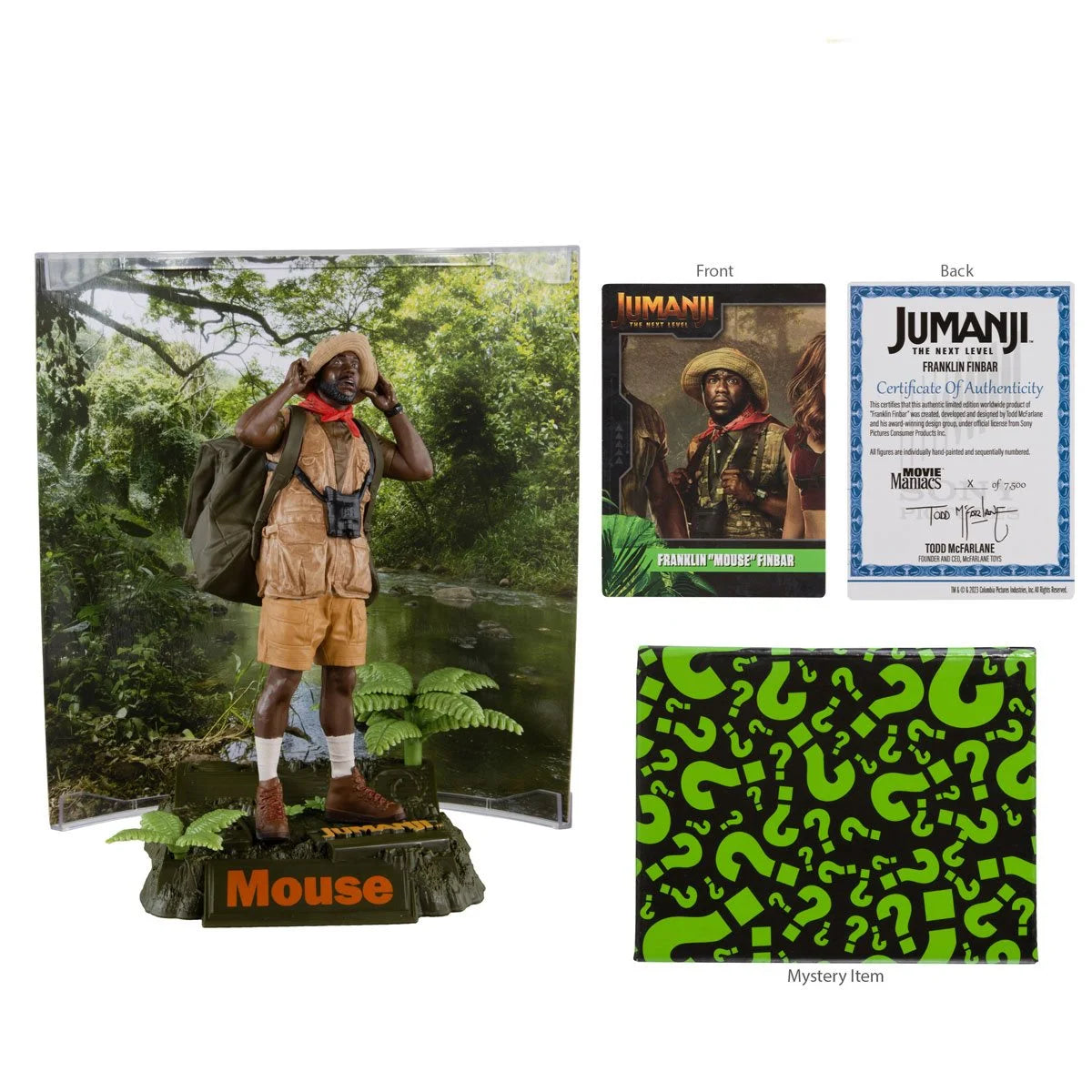 Movie Maniacs Wave 4 Jumanji Franklin "Mouse" Finbar Limited Edition 6-Inch Scale Posed Figure with accessories - Heretoserveyou