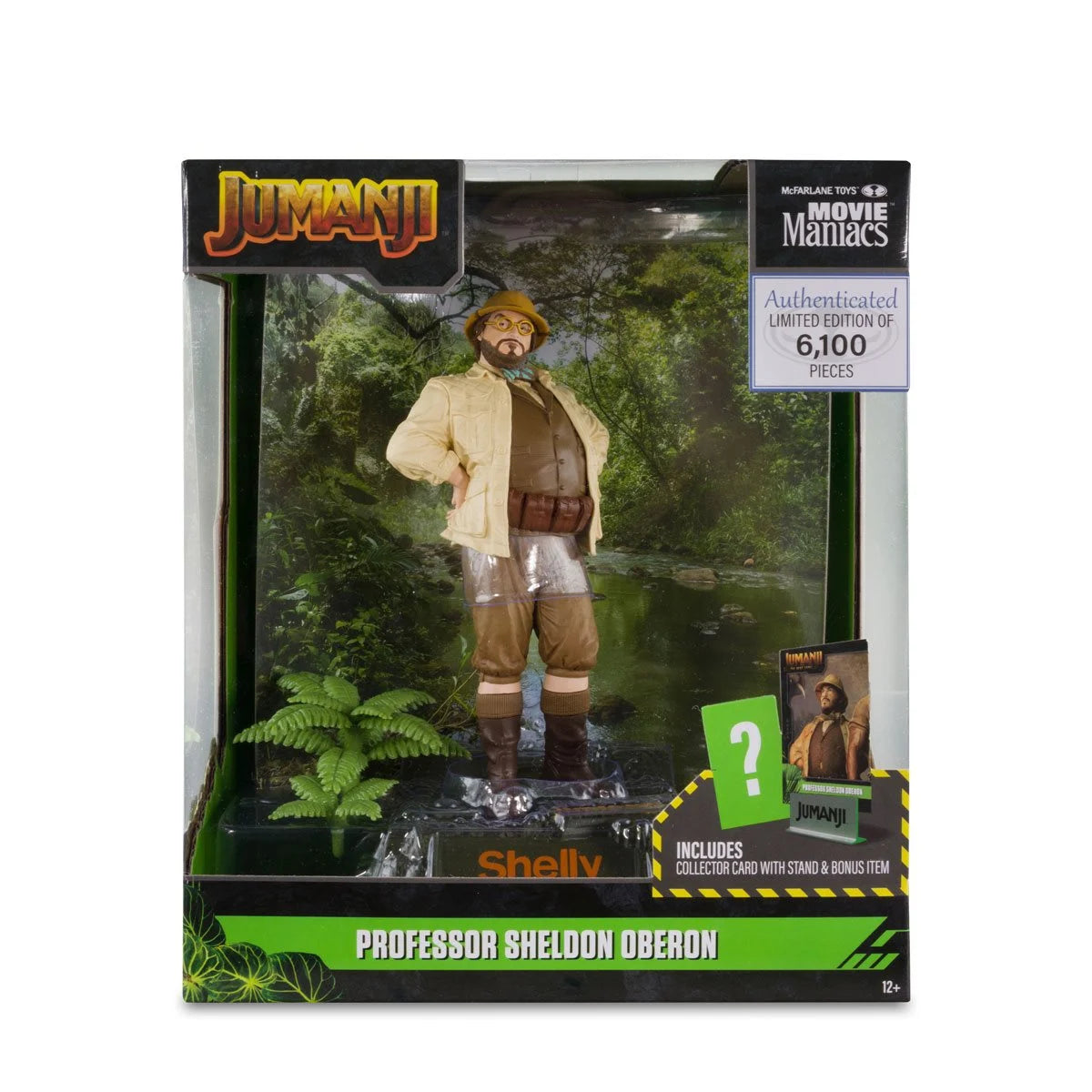 Movie Maniacs Wave 4 Jumanji Professor Sheldon Oberon Limited Edition 6-Inch Scale Posed Figure in a package - Heretoserveyou