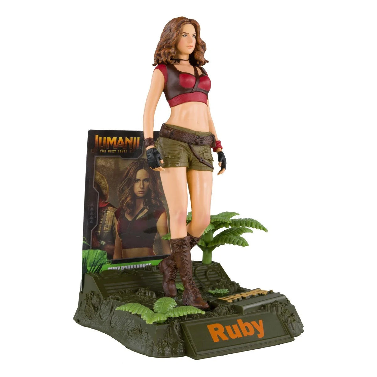 Movie Maniacs Wave 4 Jumanji Ruby Roundhouse Limited Edition 6-Inch Scale Posed Figure side pose - Heretoserveyou