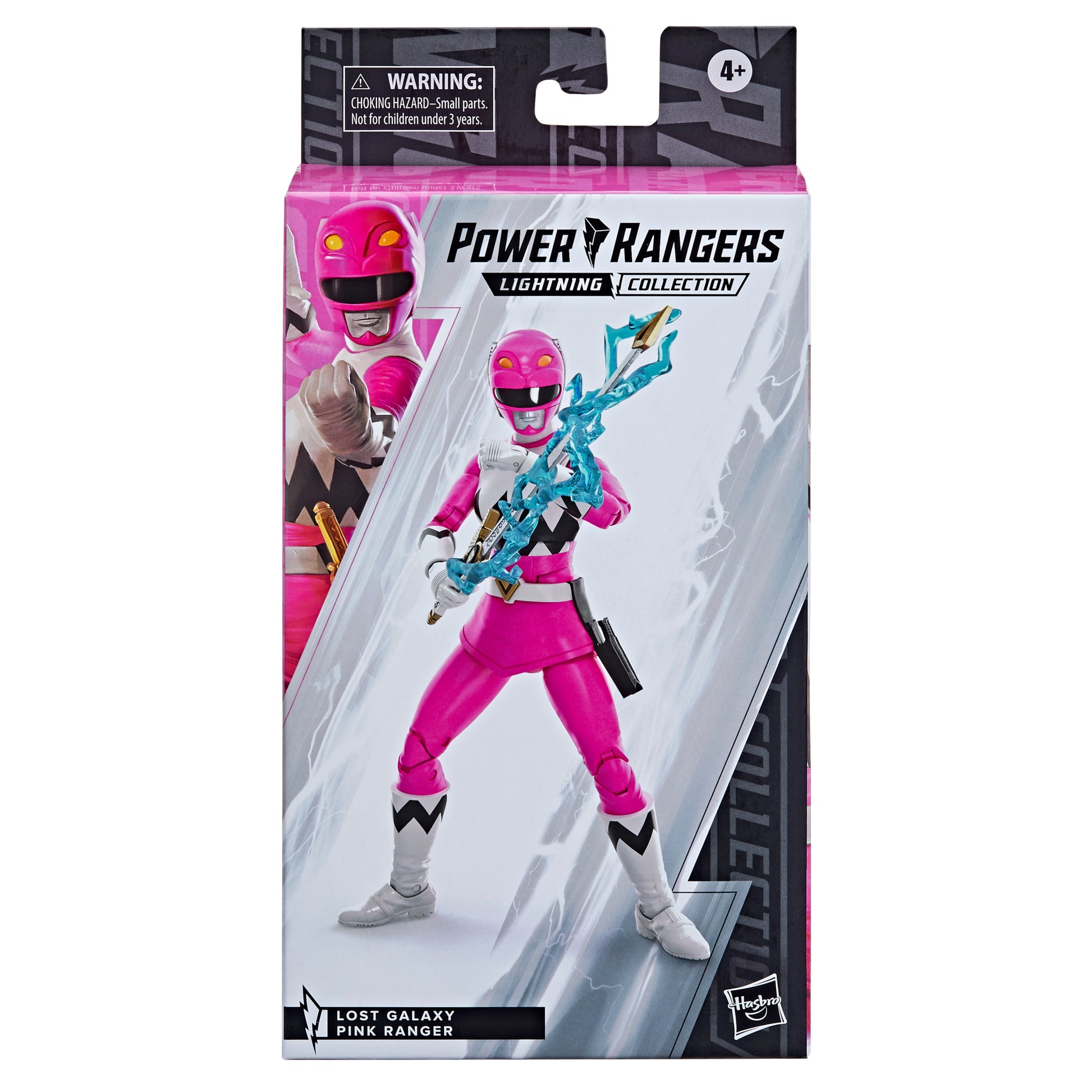 Power Rangers Lightning Collection Lost Galaxy Pink Ranger Figure Toy box front view - Heretoserveyou