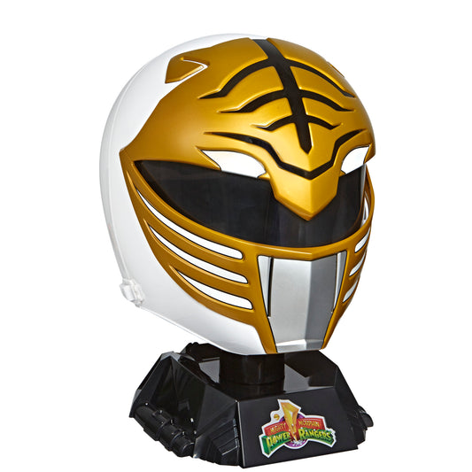 Power Rangers Lightning Collection Mighty Morphin White Ranger Helmet - Heretoserveyou