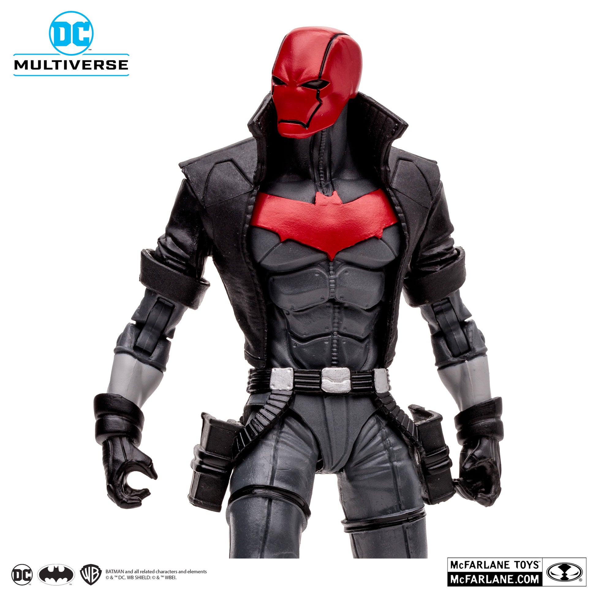 The New 52 DC Multiverse Red Hood BBTS Exclusive Limited Black & White Accent Edition Figure