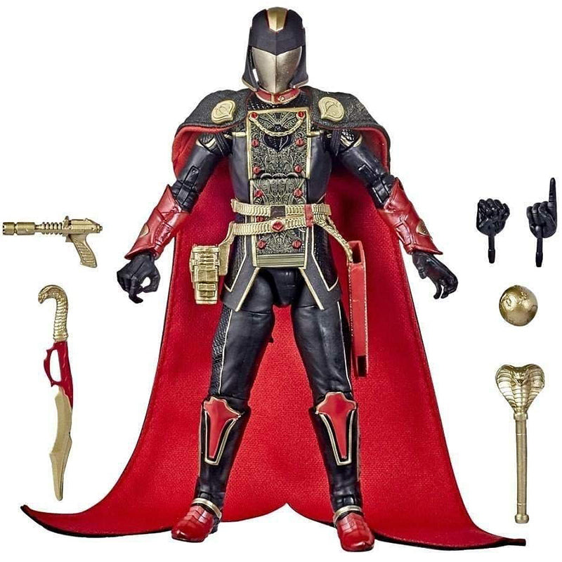 Ko G.i.joe Classified Series Snake Supreme Cobra Commander 6inch Action Figure Collection With Multiple Accessories Gifts