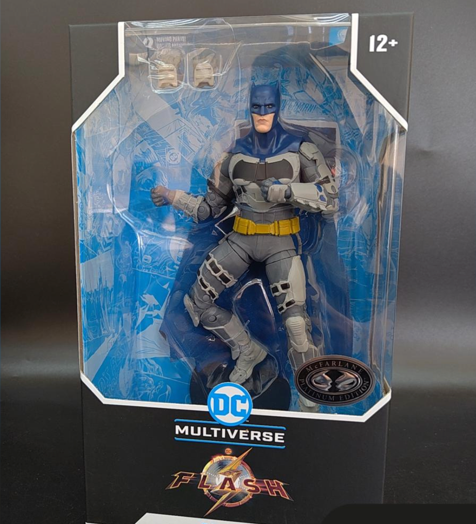 DC Multiverse Batman (The Flash Movie) Blue/Grey Platinum Edition Action Figure