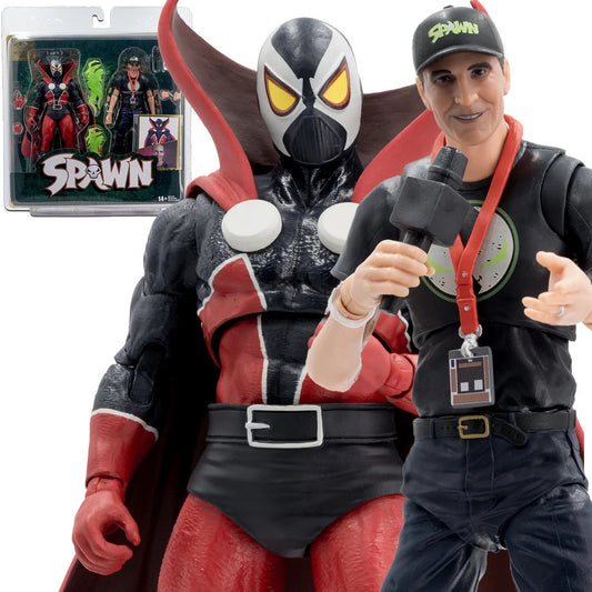 Spawn 30th Anniversary Spawn and Todd McFarlane 7-Inch Scale Action Figure 2-Pack
