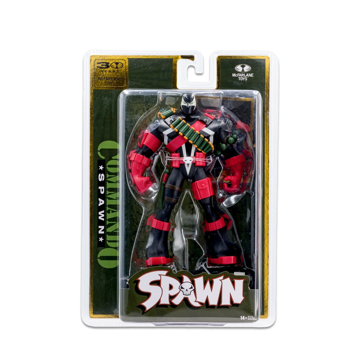 Spawn 30th Anniversary Commando Spawn Digitally Remastered 7-Inch Scale Posed Figure