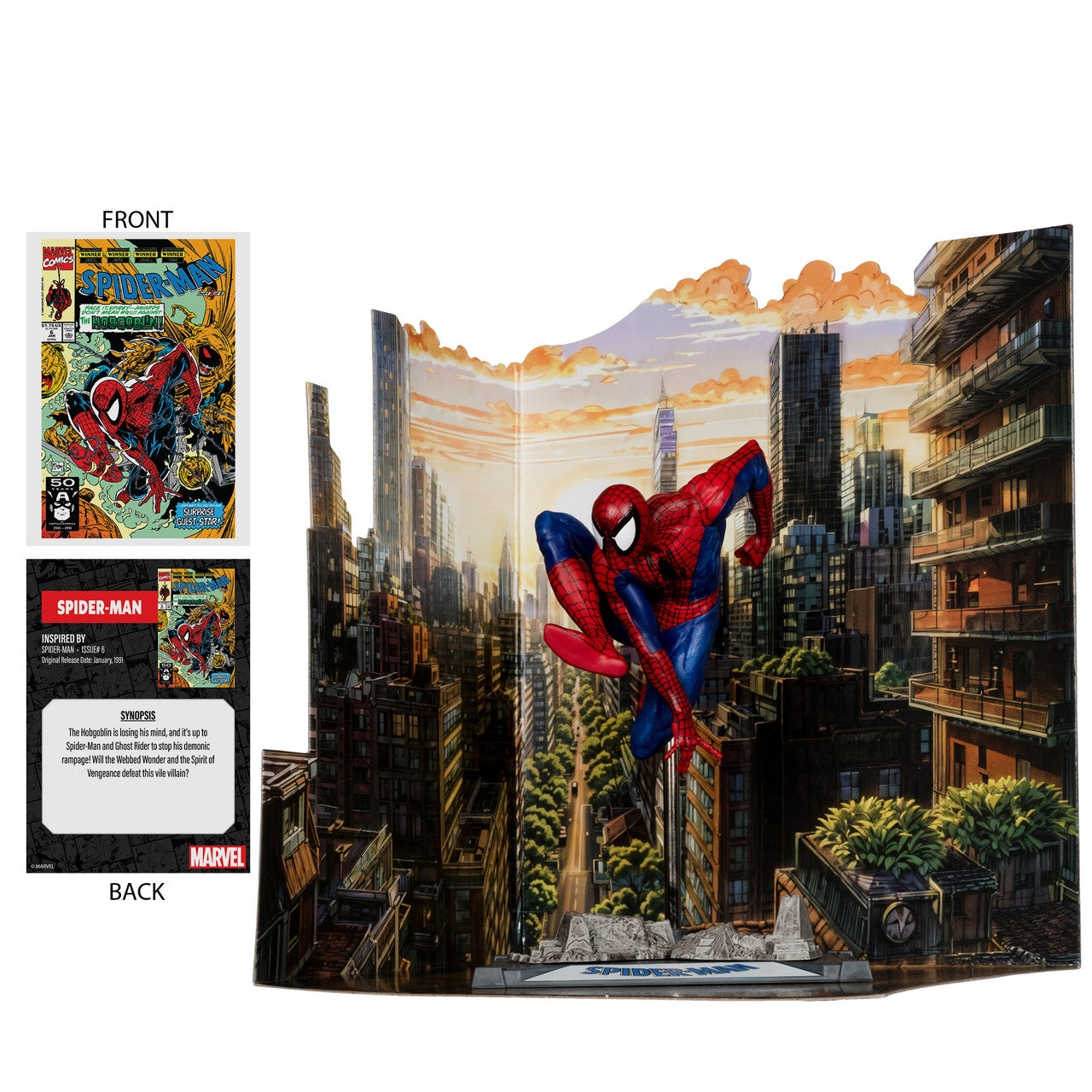 Spider-Man (Spider-Man #6) 1:10th Scale Posed Figure w/Scene