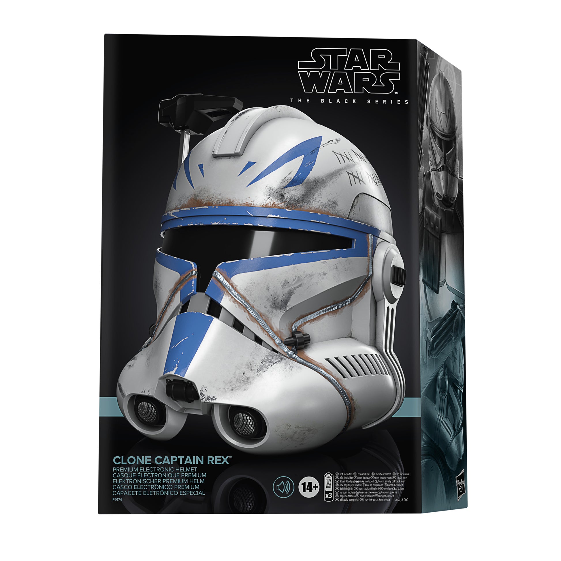Star Wars The Black Series Clone Captain Rex Premium Electronic Roleplay Helmet HERETOSERVEYOU