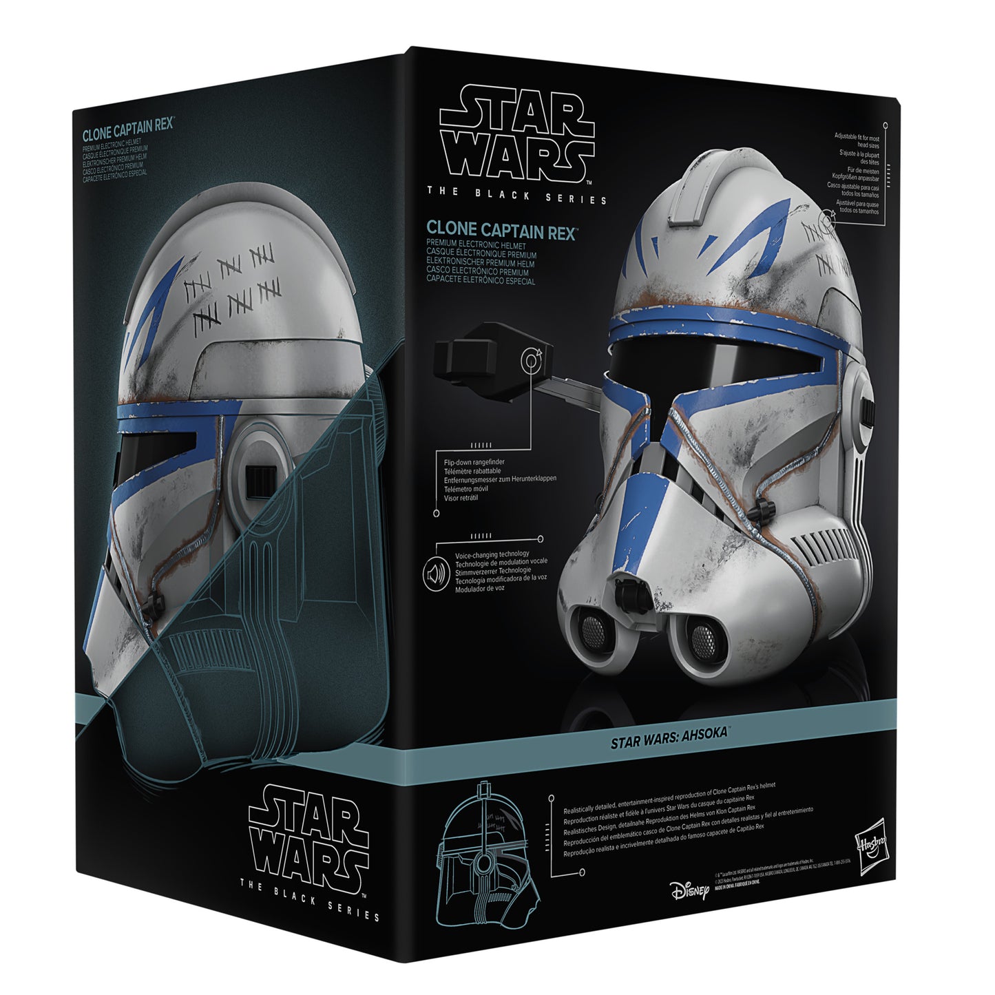 Star Wars The Black Series Clone Captain Rex Premium Electronic Roleplay Helmet HERETOSERVEYOU