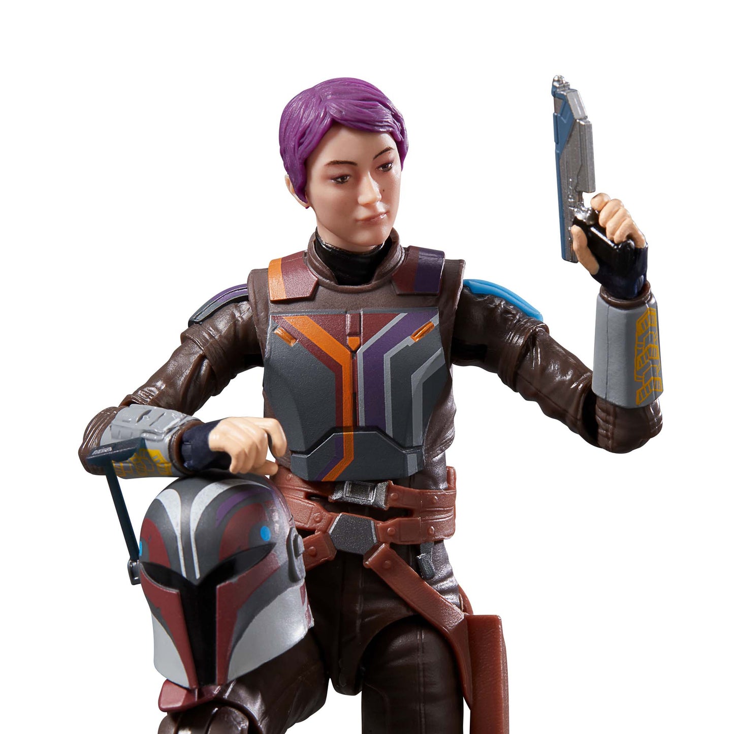 Star Wars The Black Series Sabine Wren 6-Inch Action Figure Toy close up look - Heretoserveyou