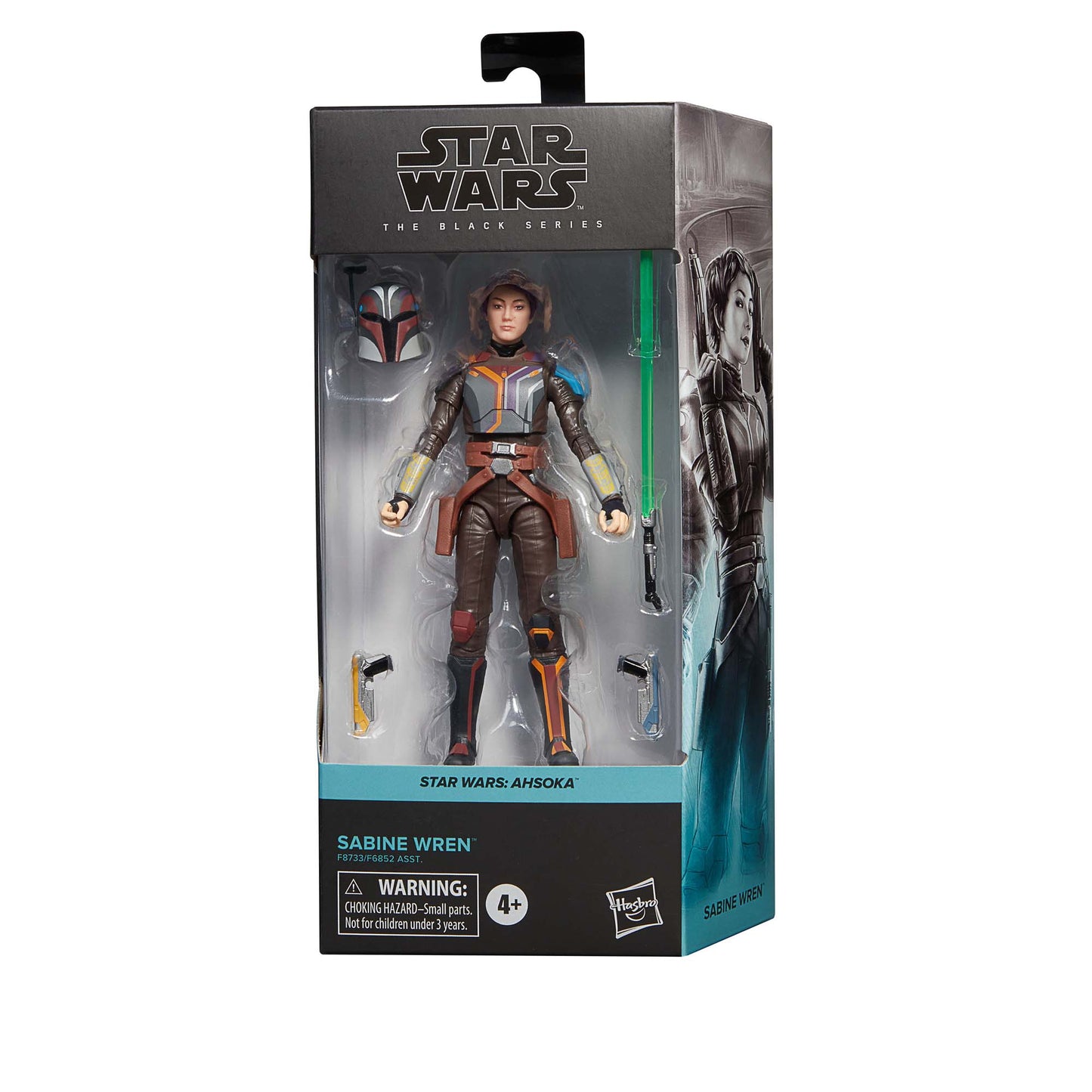 Star Wars The Black Series Sabine Wren 6-Inch Action Figure Toy in a package - heretoserveyou