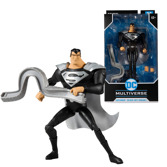 DC Multiverse Superman Black Suit Superman: The Animated Series 7-Inch Scale Action Figure