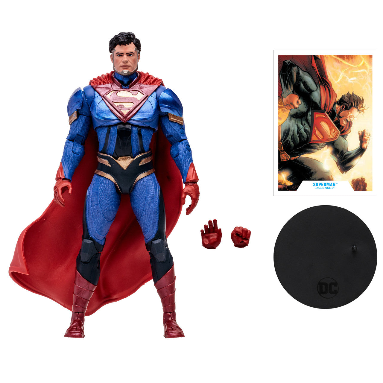 DC Gaming Injustice 2 - Wave 10 - Superman Action Figure Toy with accessories - Heretoserveyou