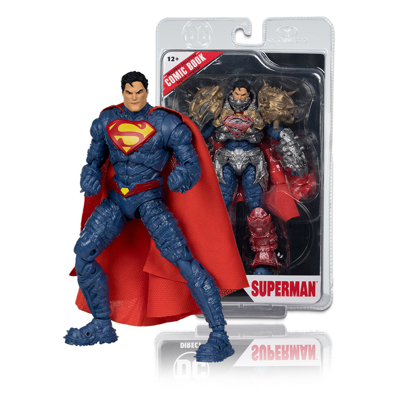 Superman w/Comic (DC Page Punchers: Ghosts of Krypton) 7" Figure