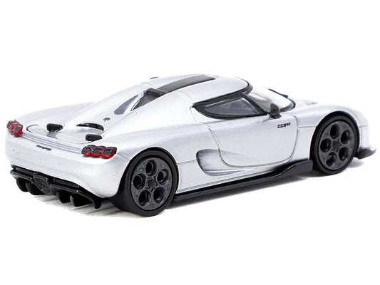 Koenigsegg CC850 Silver Metallic "Global64" Series 1/64 Diecast Model by Tarmac Works