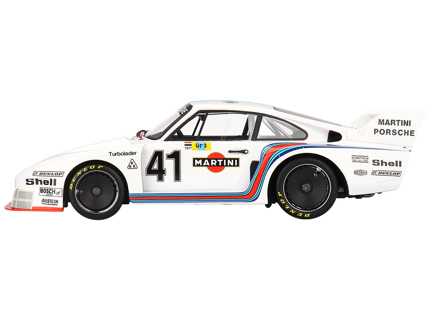 Porsche 935/77 #41 Rolf Stommelen - Manfred Schurti "Martini Racing" "24 Hours of Le Mans" (1977) 1/18 Model Car by Top Speed