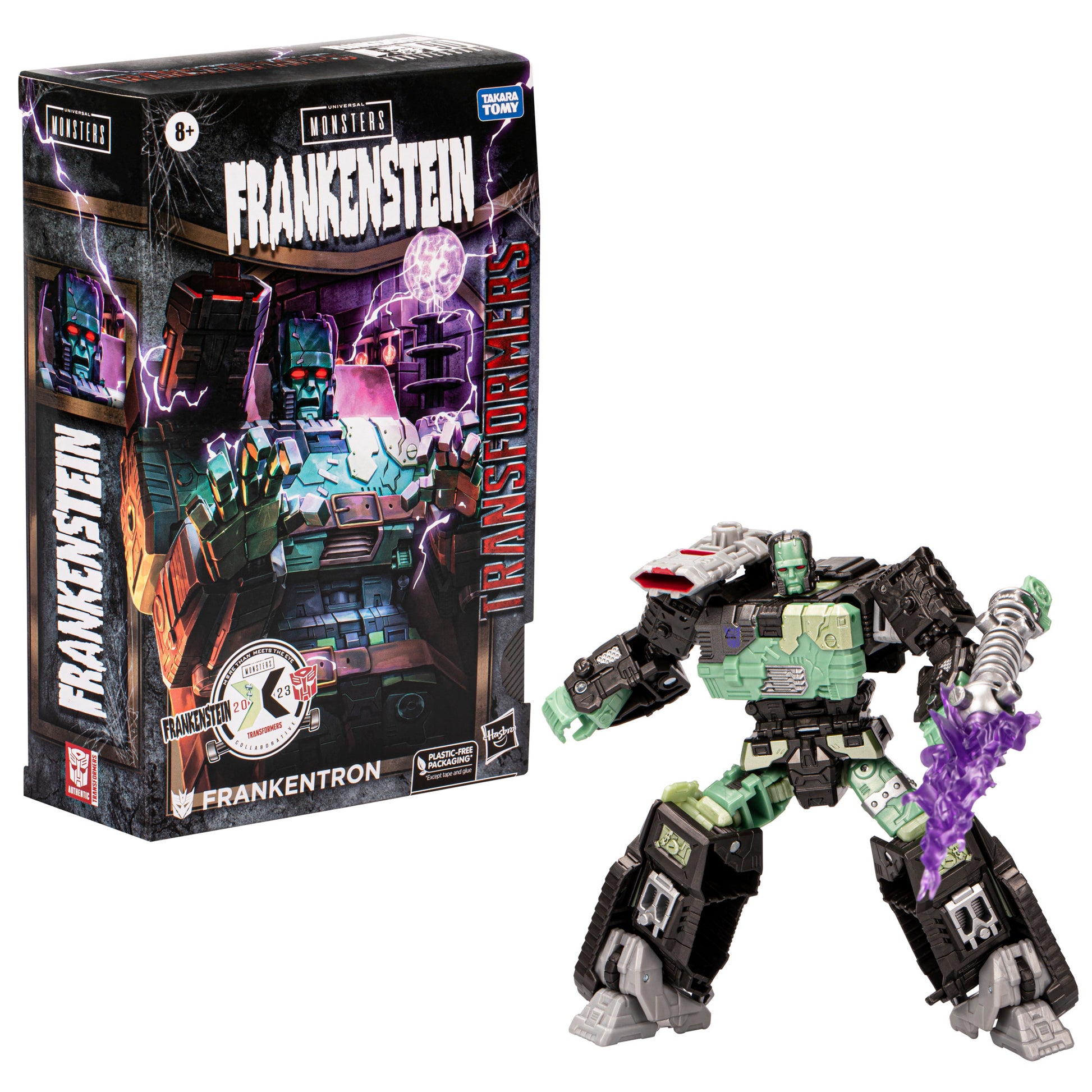 Transformers Collaborative Universal Monsters Frankenstein x Transformers Toy Frankentron, Transformers Action Figure For Boys And Girls Ages 8+ - Heretoserveyou