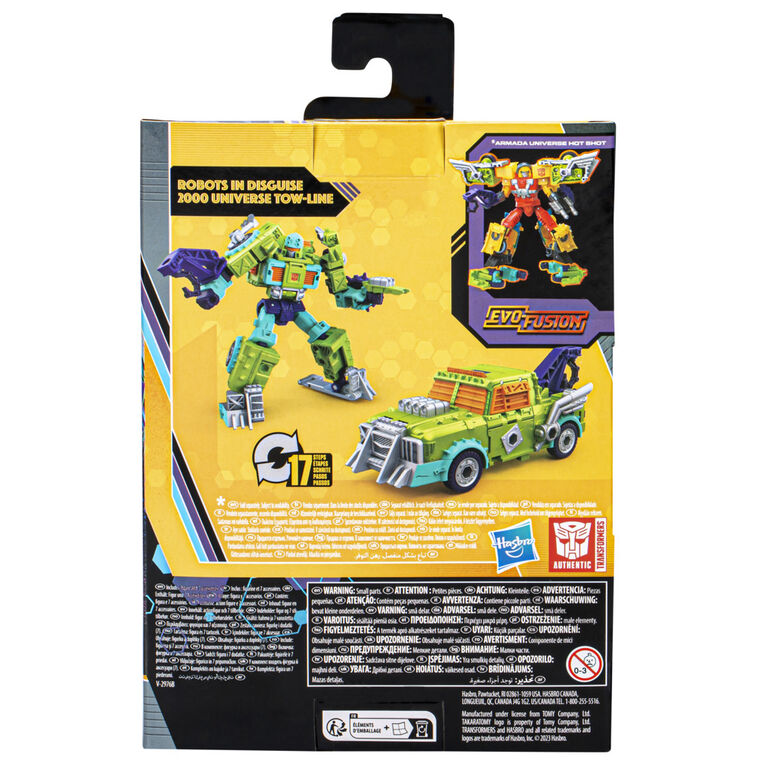 Transformers Legacy: Evolution Buzzworthy Bumblebee Robots in Disguise 2000 Universe Tow-Line 5.5 Inch Action Figure