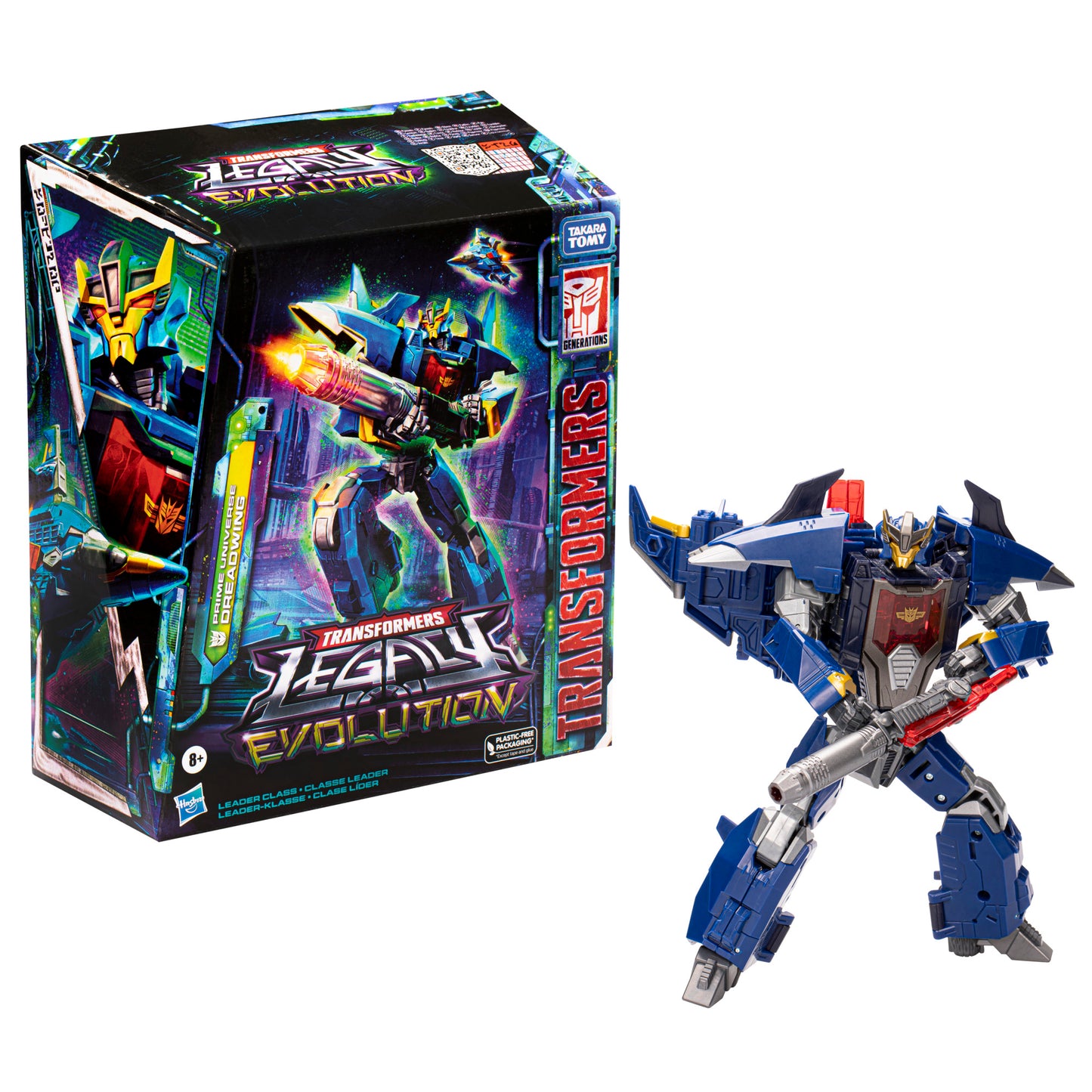 Transformers Legacy Evolution Leader Class Prime Universe Dreadwing Action Figure Toy