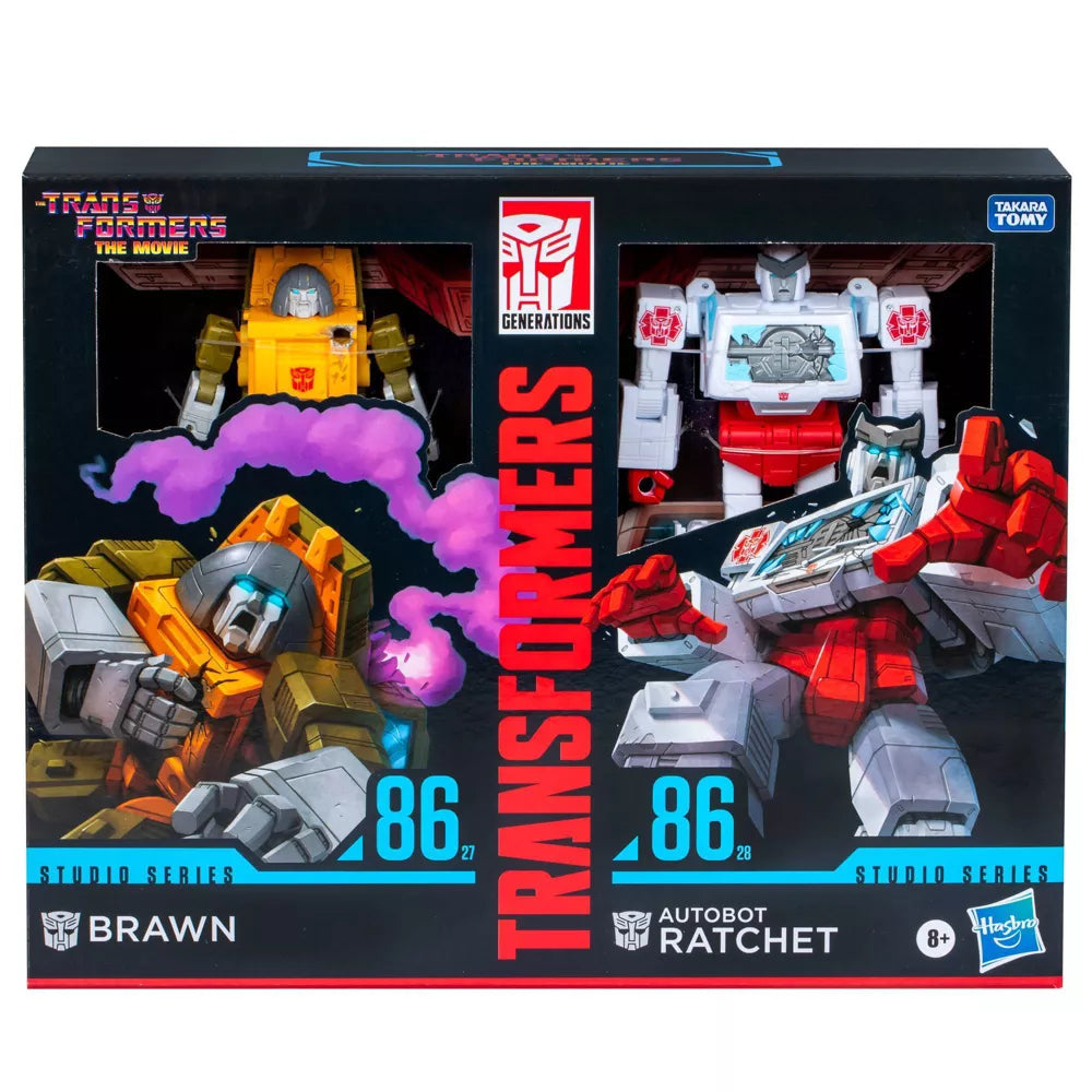 Transformers Movie Studio Series Brawn and Autobot Ratchet Action Figure Set - 2pk