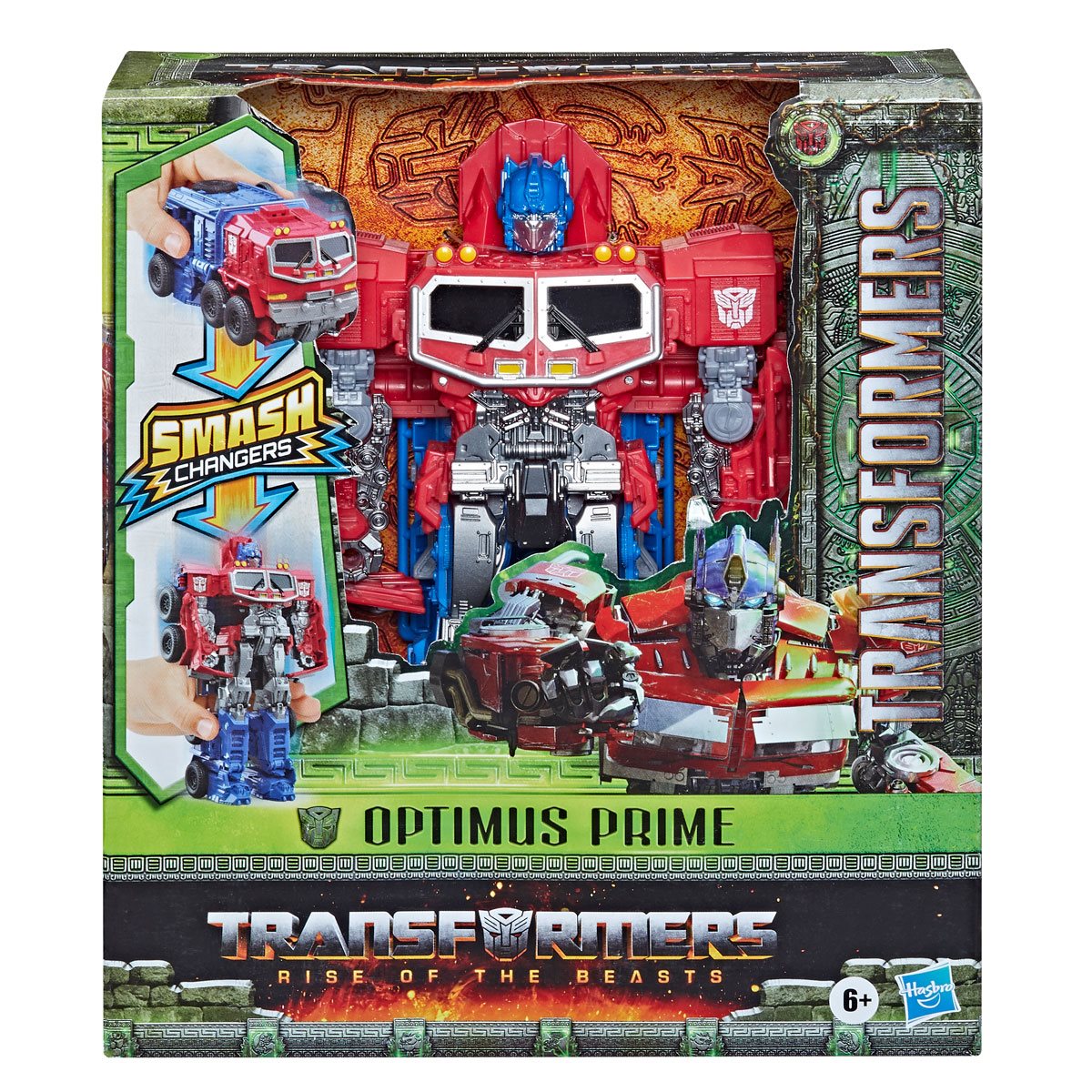 Transformers Rise of The Beasts - Smash Changer Optimus Prime Action Figure Toy