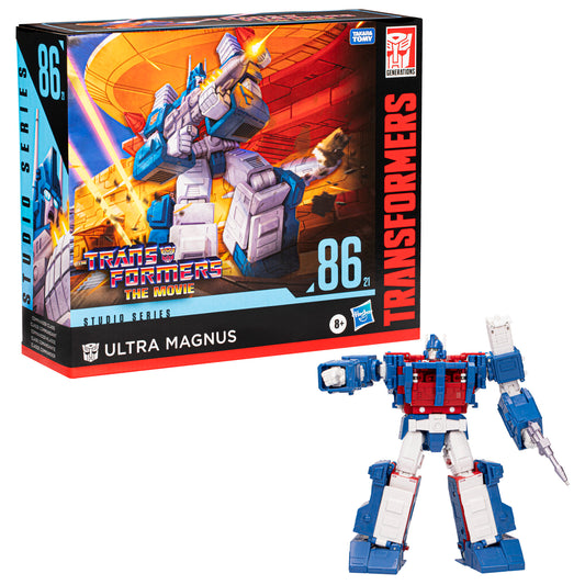 Transformers Toys Studio Series Commander The Transformers: The Movie 86-21 Ultra Magnus Toy, 9.5-inch, Action Figure For Boys And Girls Ages 8 and Up