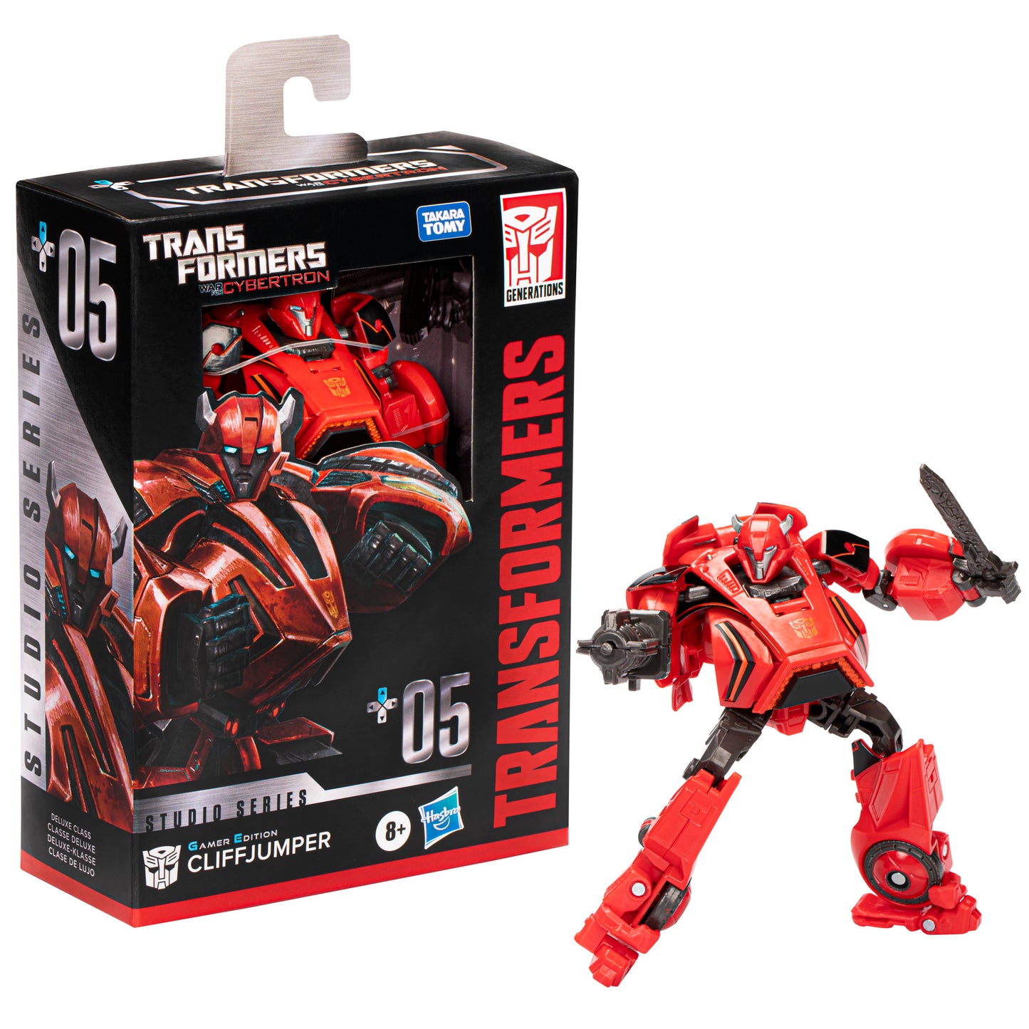 Transformers Studio Series Deluxe Transformers: War for Cybertron 05 Gamer Edition Cliffjumper - Heretoserveyou