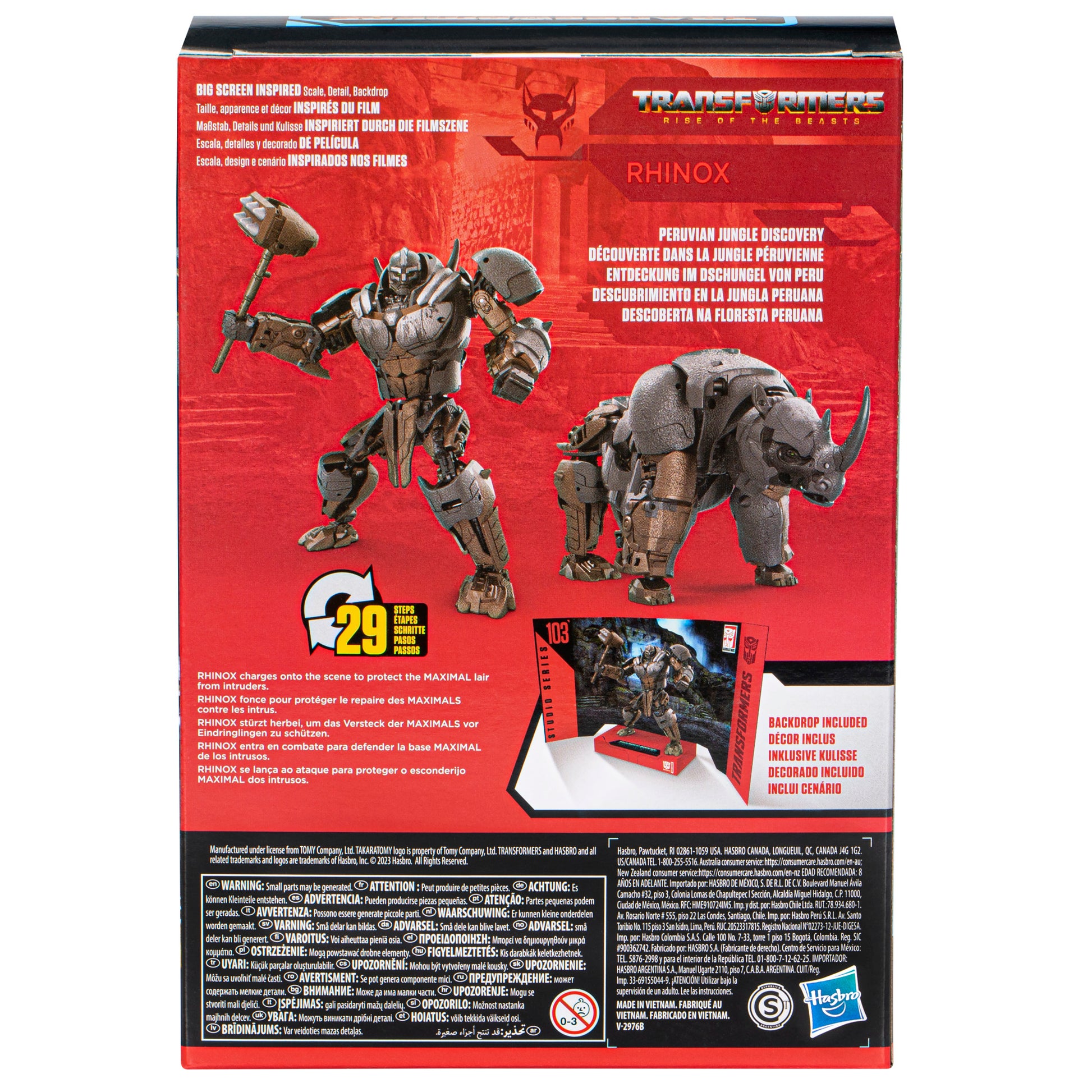 Transformers Studio Series Voyager 103 Rhinox Action Figure Toy - Heretoserveyou