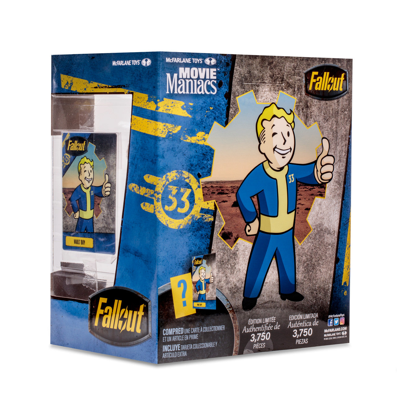 Vault Boy (Fallout) 6" Gold Label Posed Figure