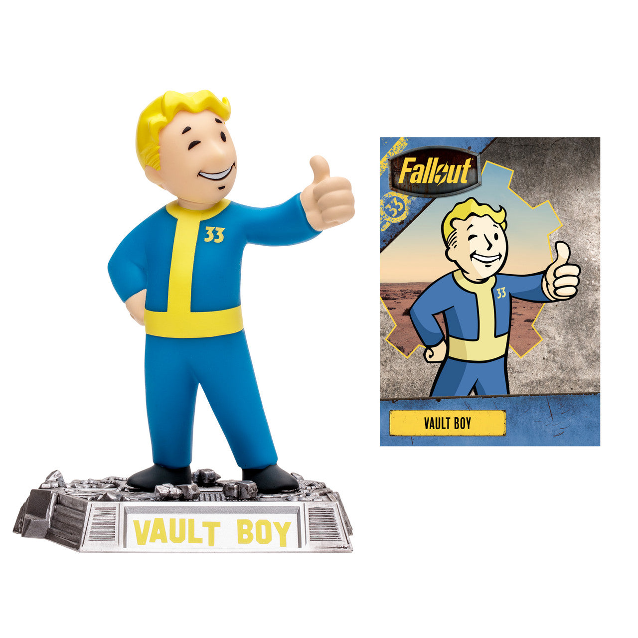 Vault Boy (Fallout) 6" Gold Label Posed Figure