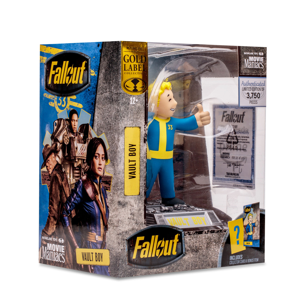 Vault Boy (Fallout) 6" Gold Label Posed Figure