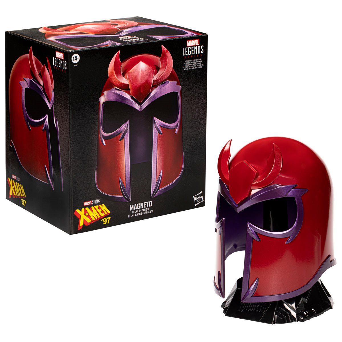 X-Men ‘97 Marvel Legends Magneto Premium Roleplay Helmet Prop Replica with the box - Heretoserveyou