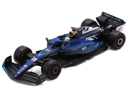 Williams FW45 #23 Alex Albon "Williams 800th Grand Prix" Formula One F1 "British GP" (2023) 1/64 Diecast Model Car by Spark