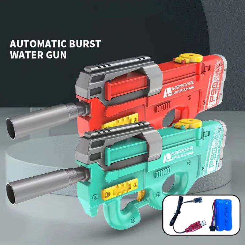 Automatic Electric Water Gun Toys 500ML Shark High Pressure Outdoor Summer  Beach Toy Kids Adult Water Fight Pool Party Water Toy