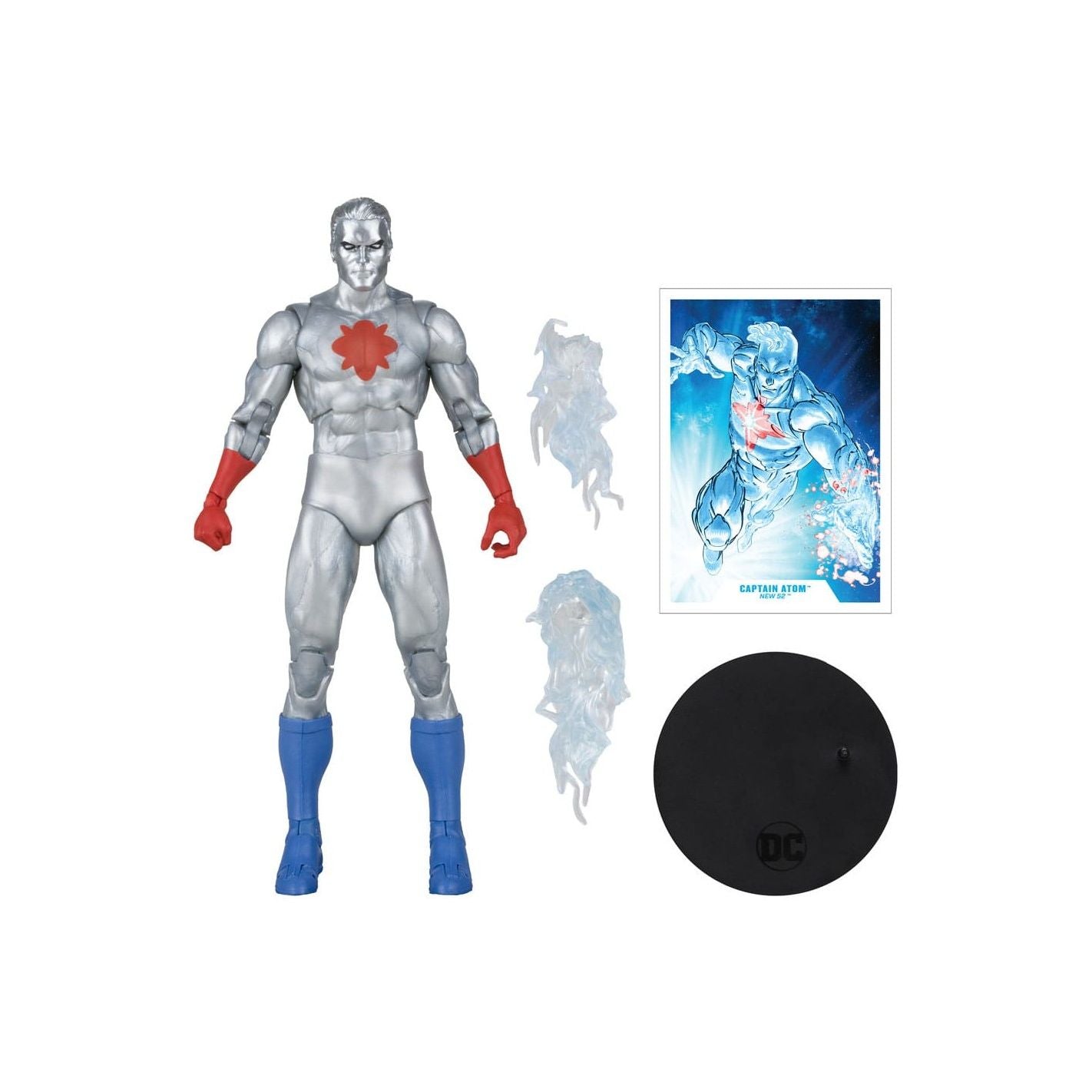 DC Multiverse Captain Atom (New 52) Gold Label Action Figure Toy with accessories - Heretoserveyou
